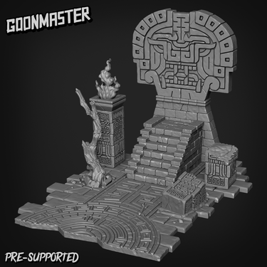 Ancient Temple Diorama